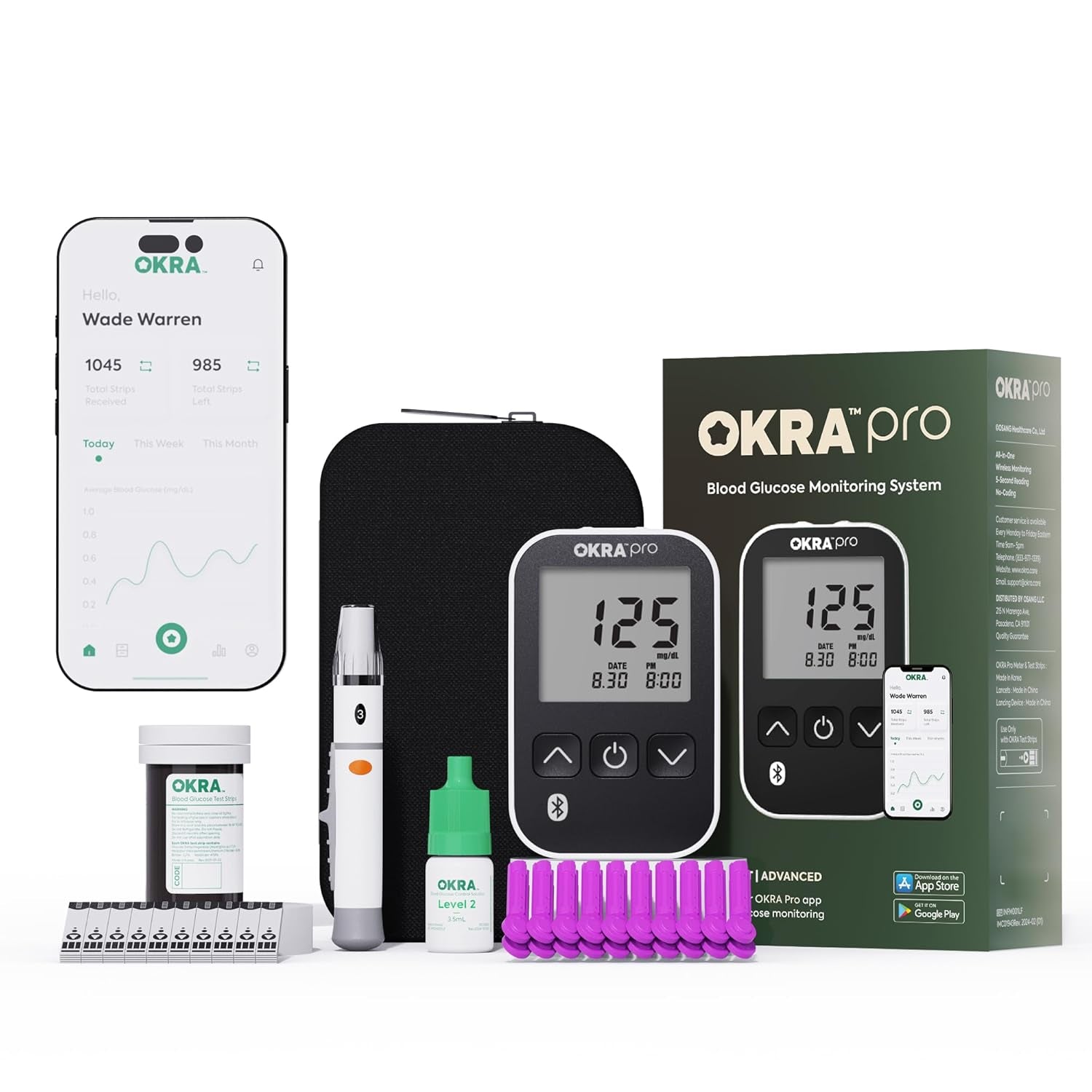 PRO Blood Sugar Monitor Kit – Fast & Accurate