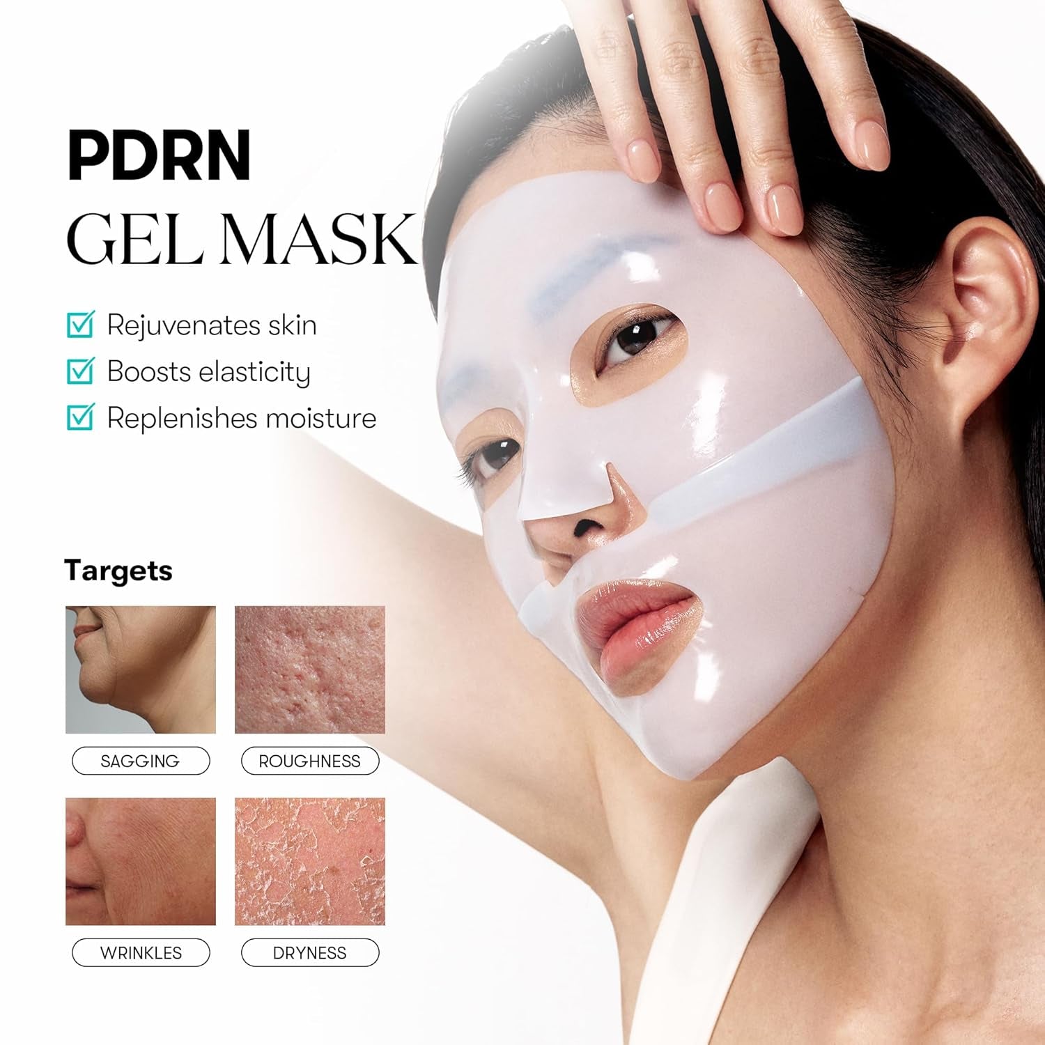 PDRN Hydrogel Mask 4-Pack
