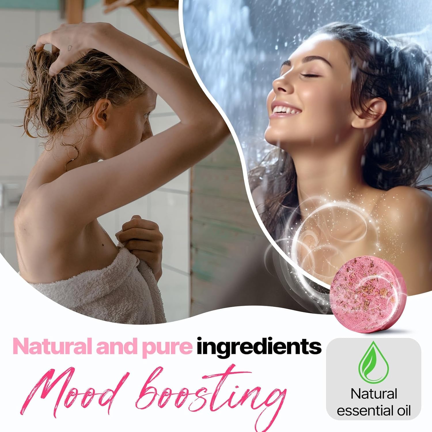 8-Pack Aromatherapy Shower Steamers for Relaxation