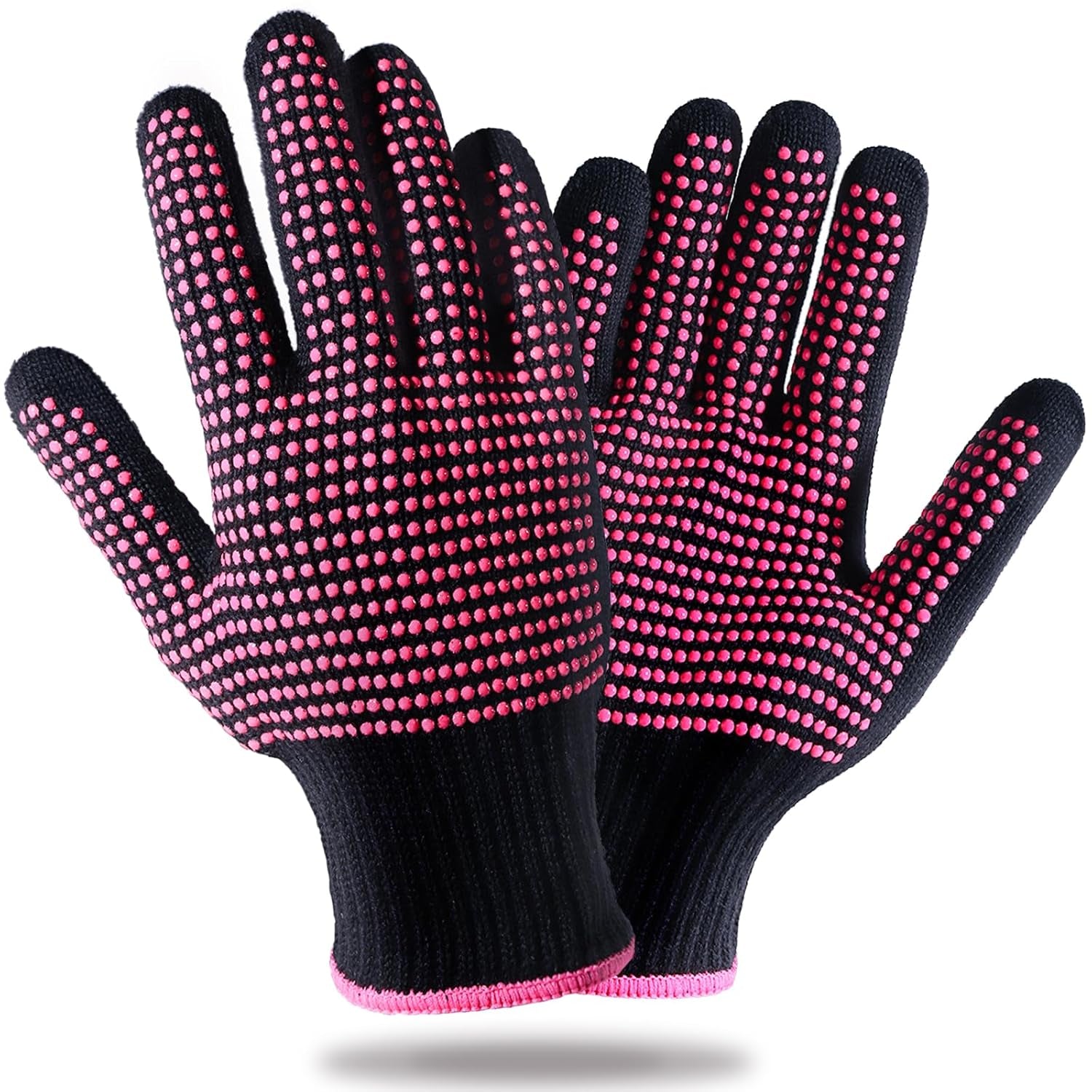 2-Piece Heat-Resistant Gloves for Hair Styling