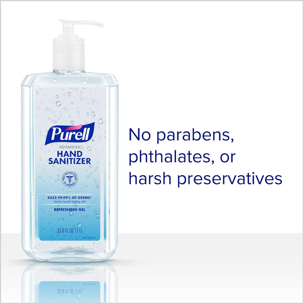 Advanced Hand Sanitizer Gel 1L Pump Bottle