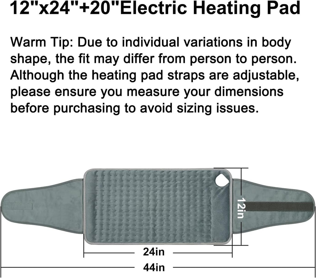 Electric Heating Pad – Back & Muscle Pain Relief