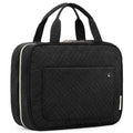 Travel Toiletry Bag with Hanging Hook – Black