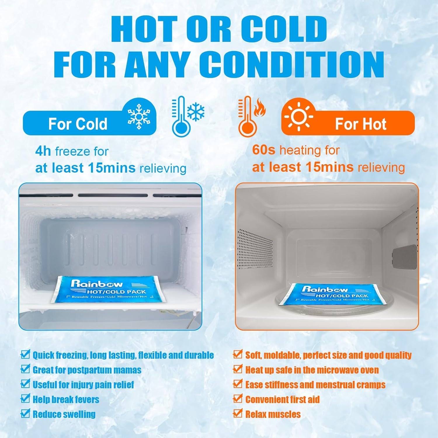 Reusable Gel Ice Pack – Hot & Cold Therapy