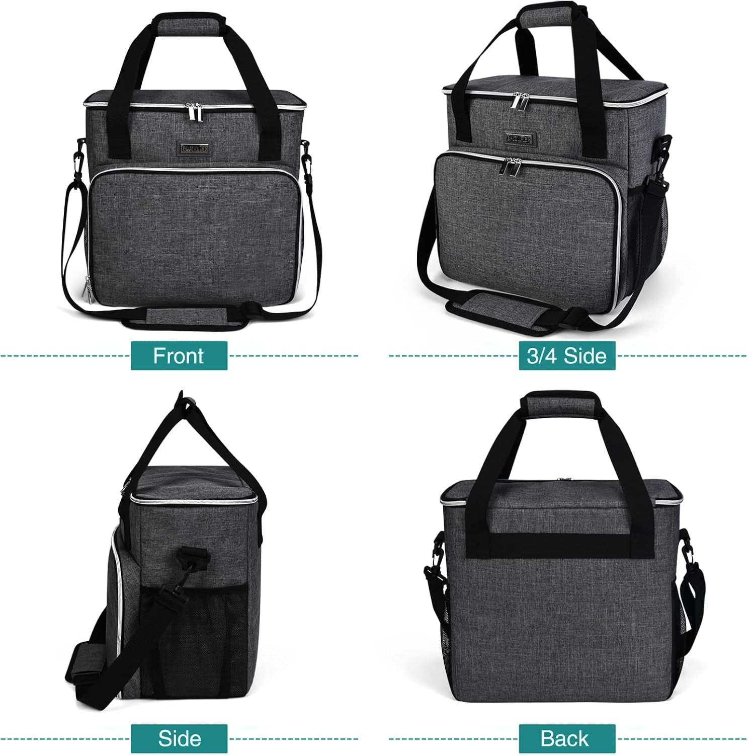 Dog Travel Bag with Bowls & Containers