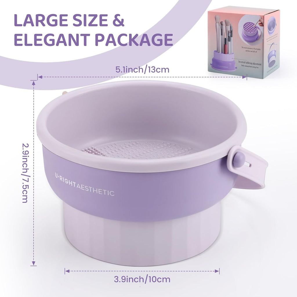 3-in-1 Silicone Makeup Brush Cleaner