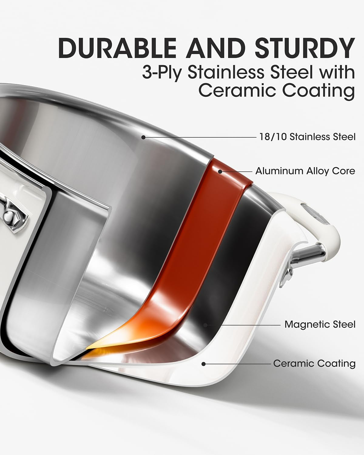 6-Quart Tri-Ply Stainless Steel Stockpot