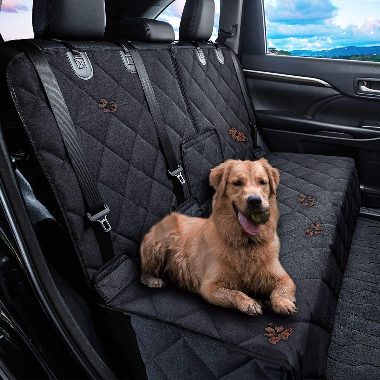 Waterproof Dog Car Seat Cover – Back Seat