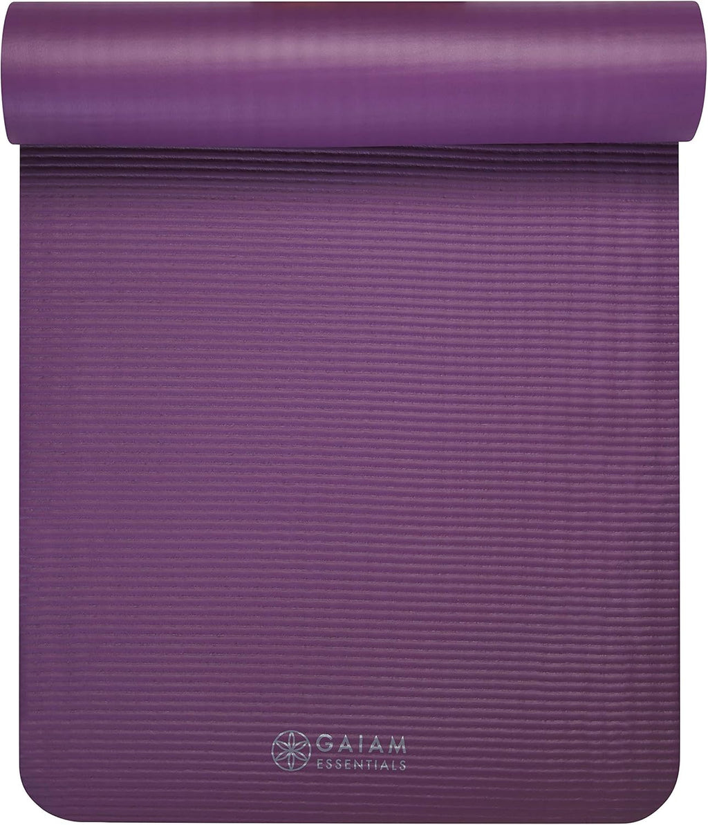 Thick Yoga & Pilates Exercise Mat with Strap