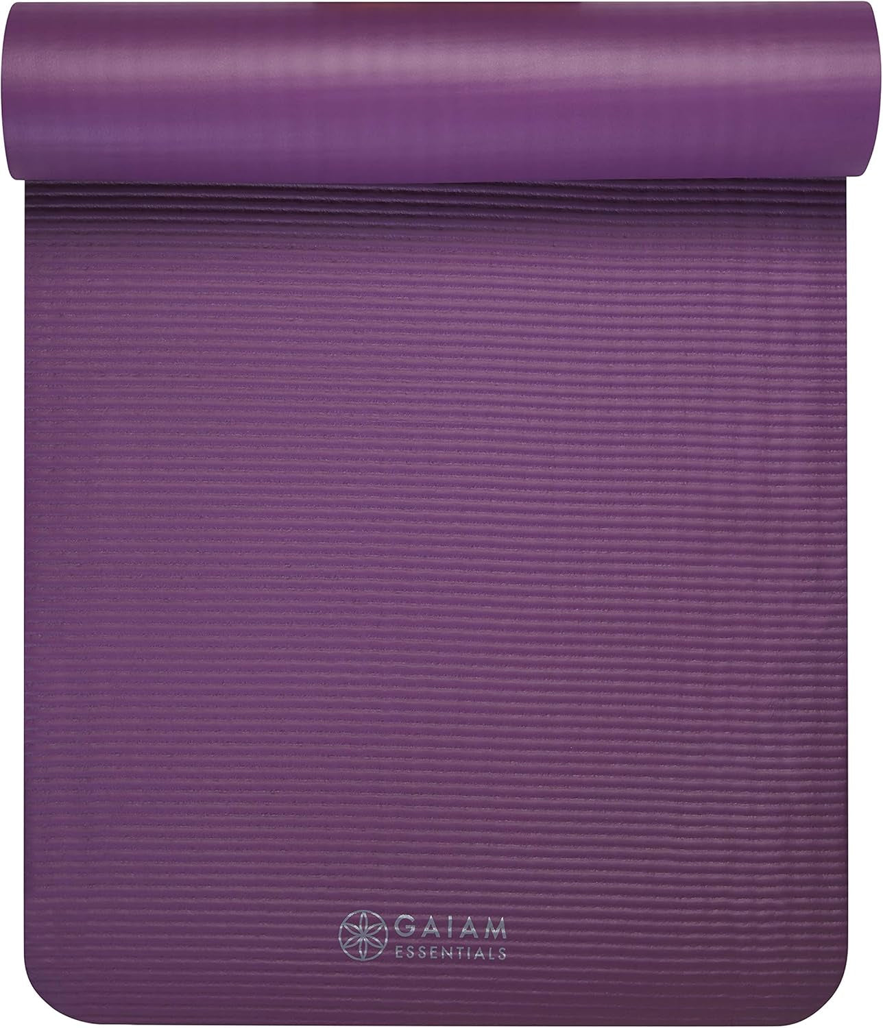 Thick Yoga & Pilates Exercise Mat with Strap