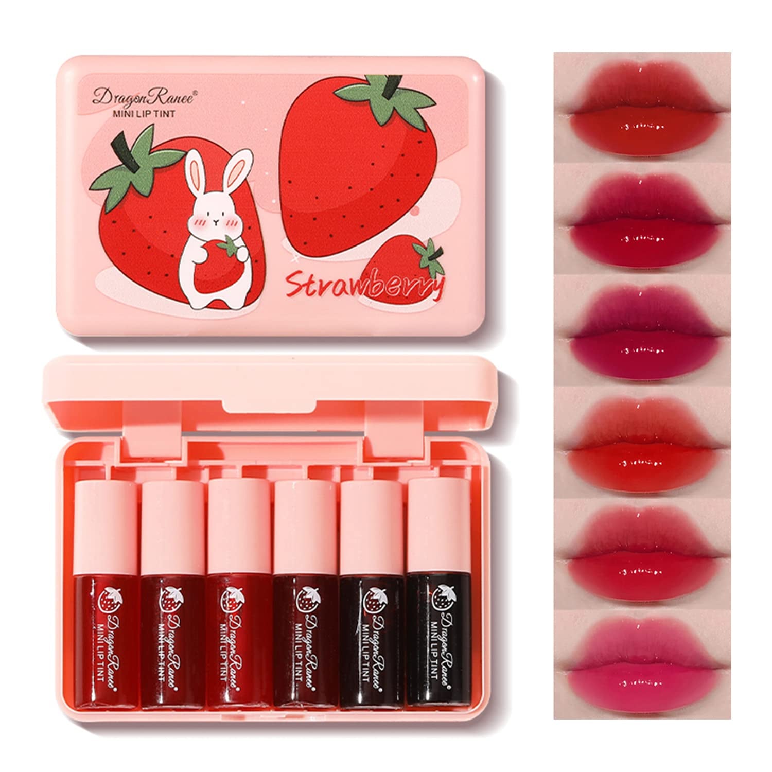 6-Color Mini Lip Tint & Blush Set