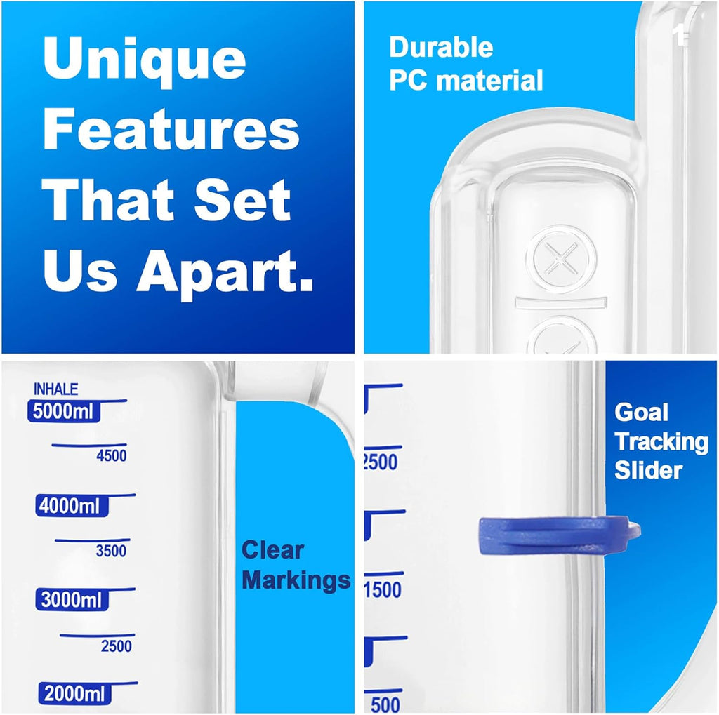 Incentive Spirometer Breathing Exercise Device