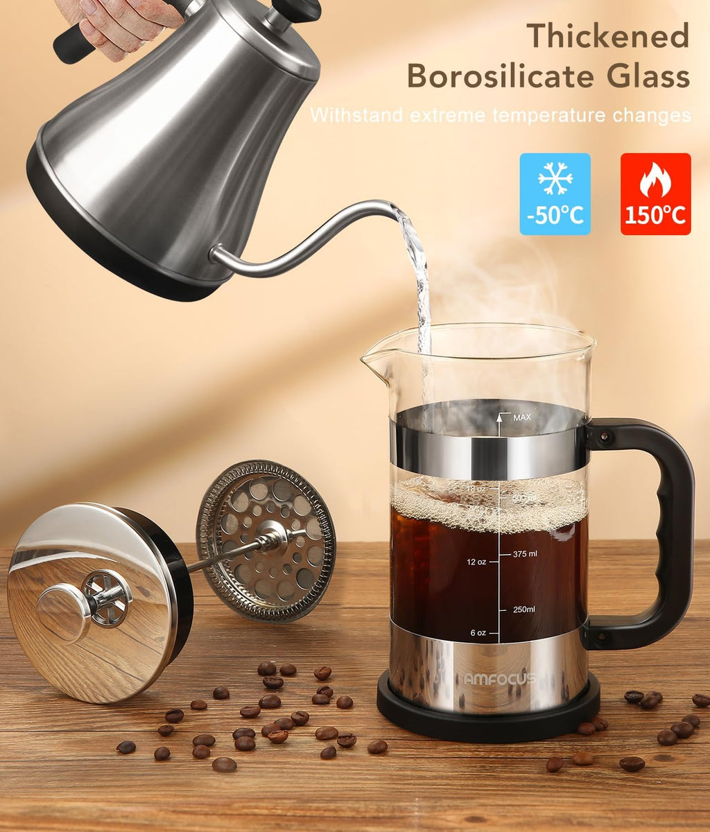 21oz Glass French Press Coffee Maker