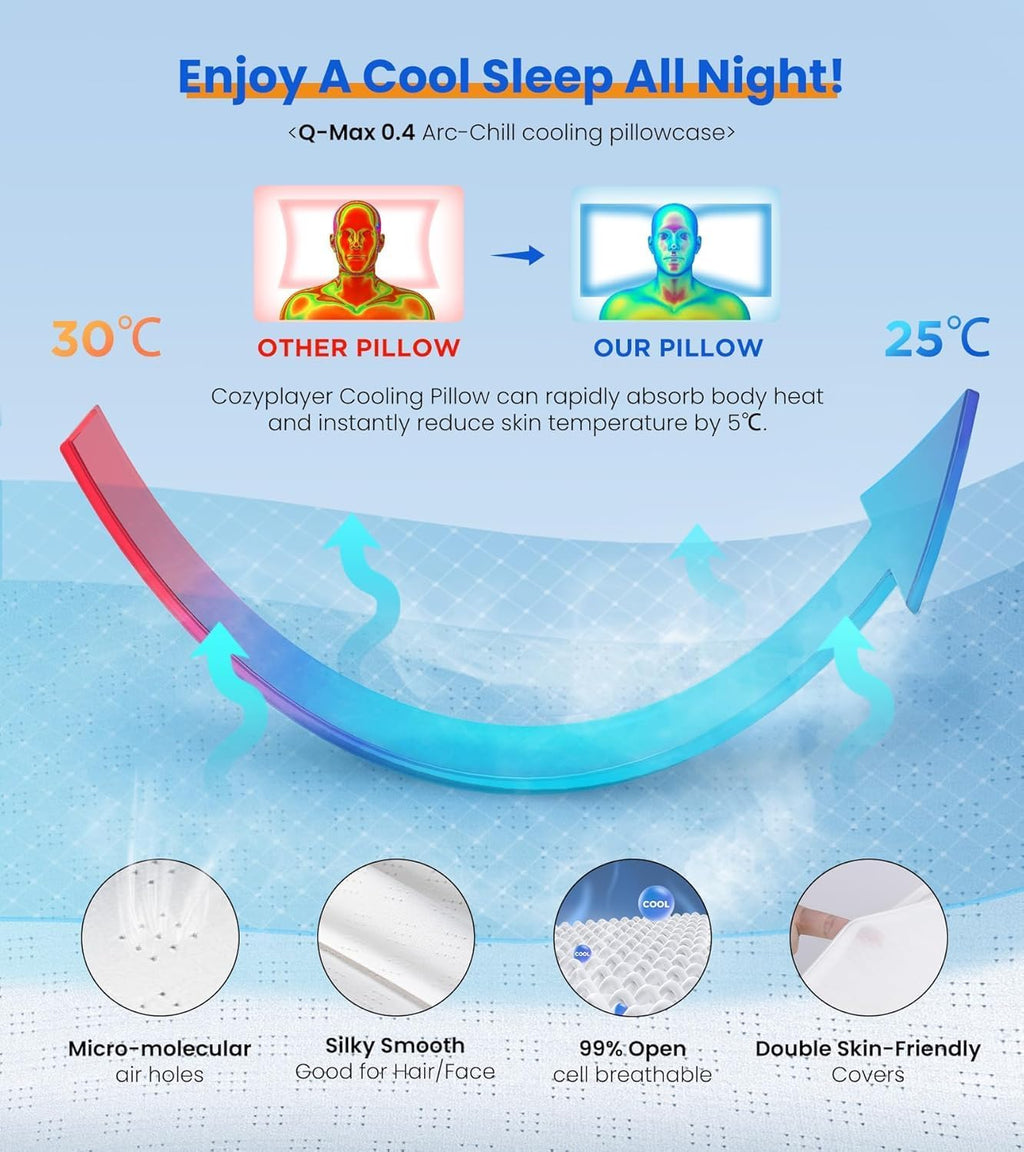 Cervical Memory Foam Pillow – Neck Support
