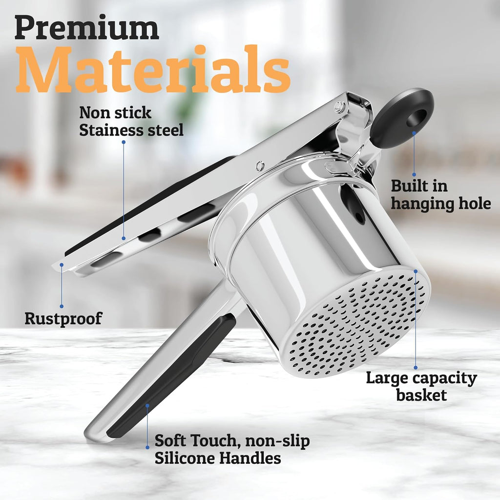 PriorityChef 15oz Stainless Steel Potato Ricer