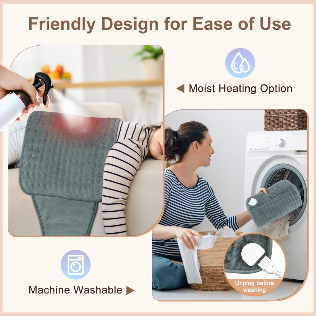 Electric Heating Pad – Back & Muscle Pain Relief