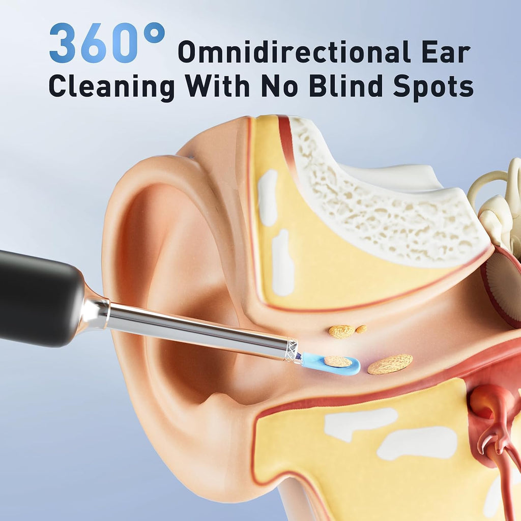 Electric Ear Wax Removal Kit with Camera