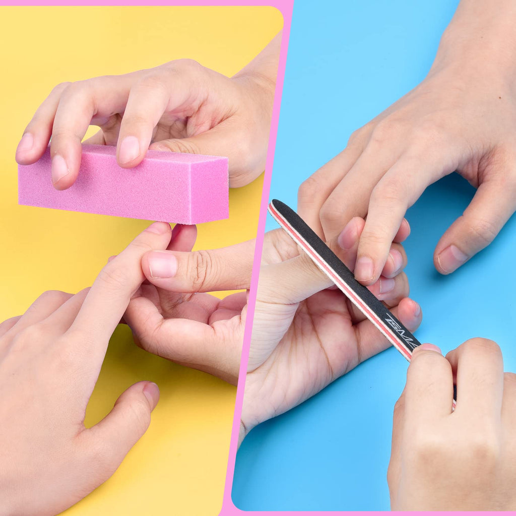 12-Pcs Professional Nail File & Buffer Kit