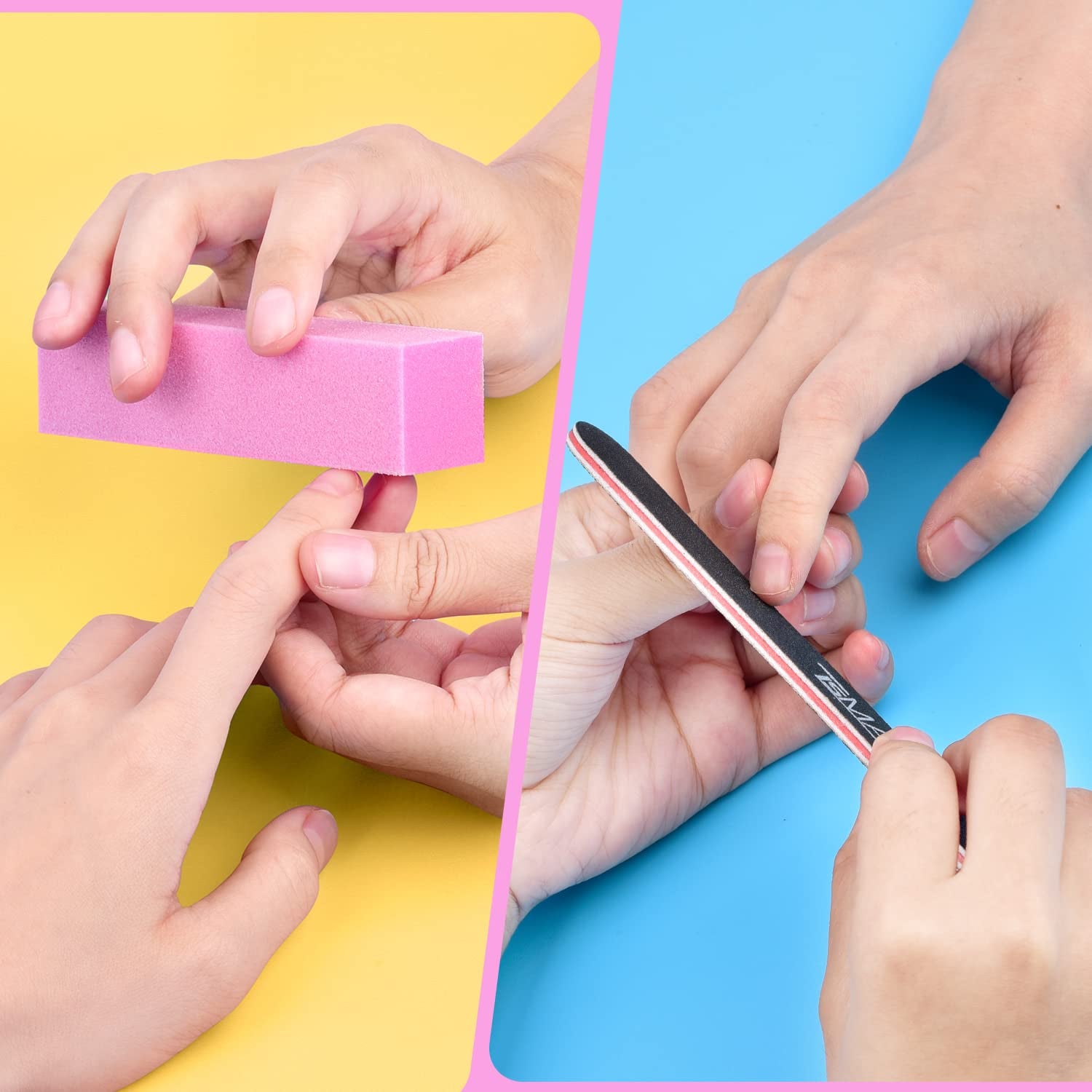 12-Pcs Professional Nail File & Buffer Kit