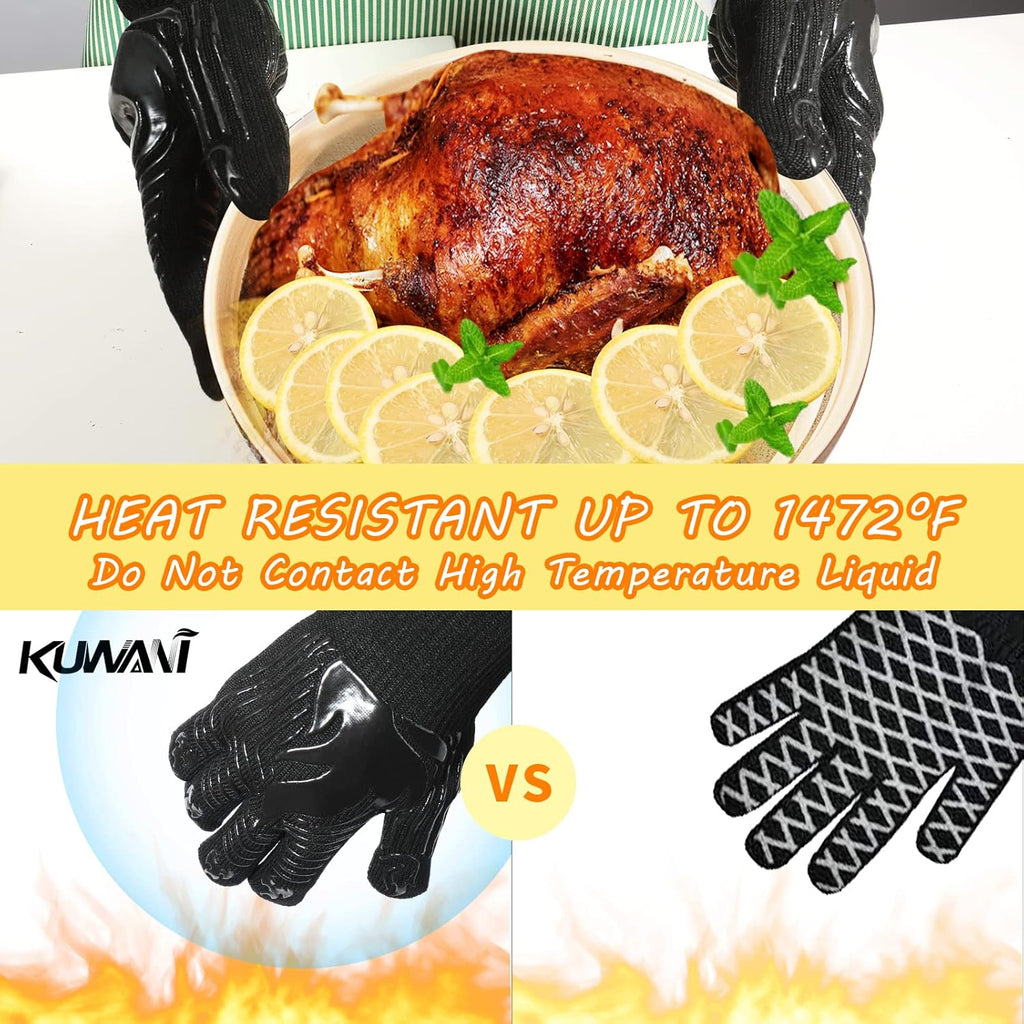 Heat-Resistant BBQ & Oven Gloves – 1472°F