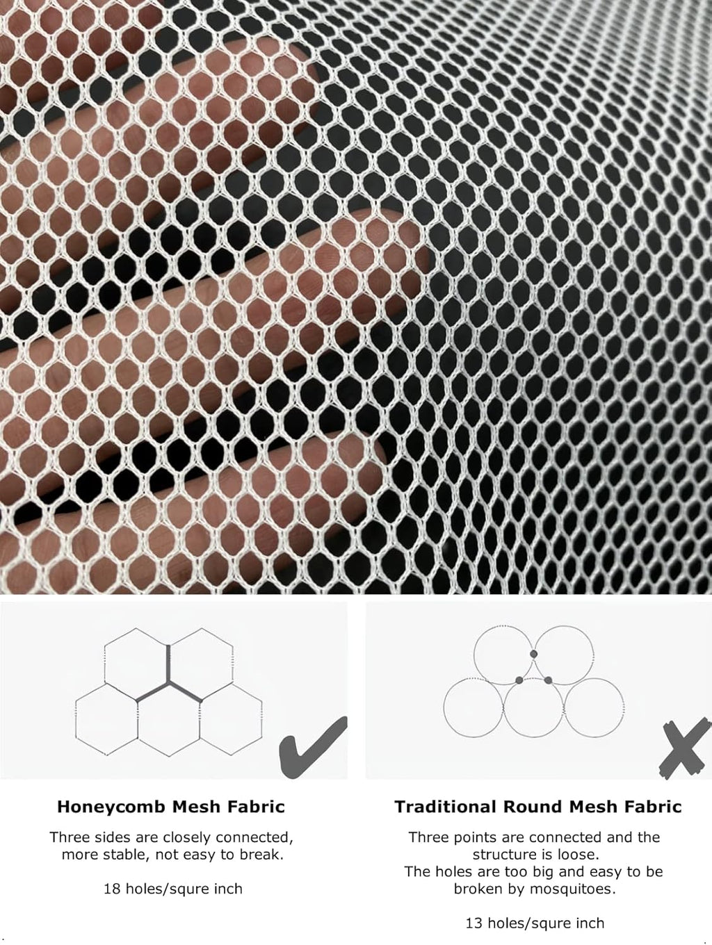 Pop-Up Mosquito Net for Bed – Blue