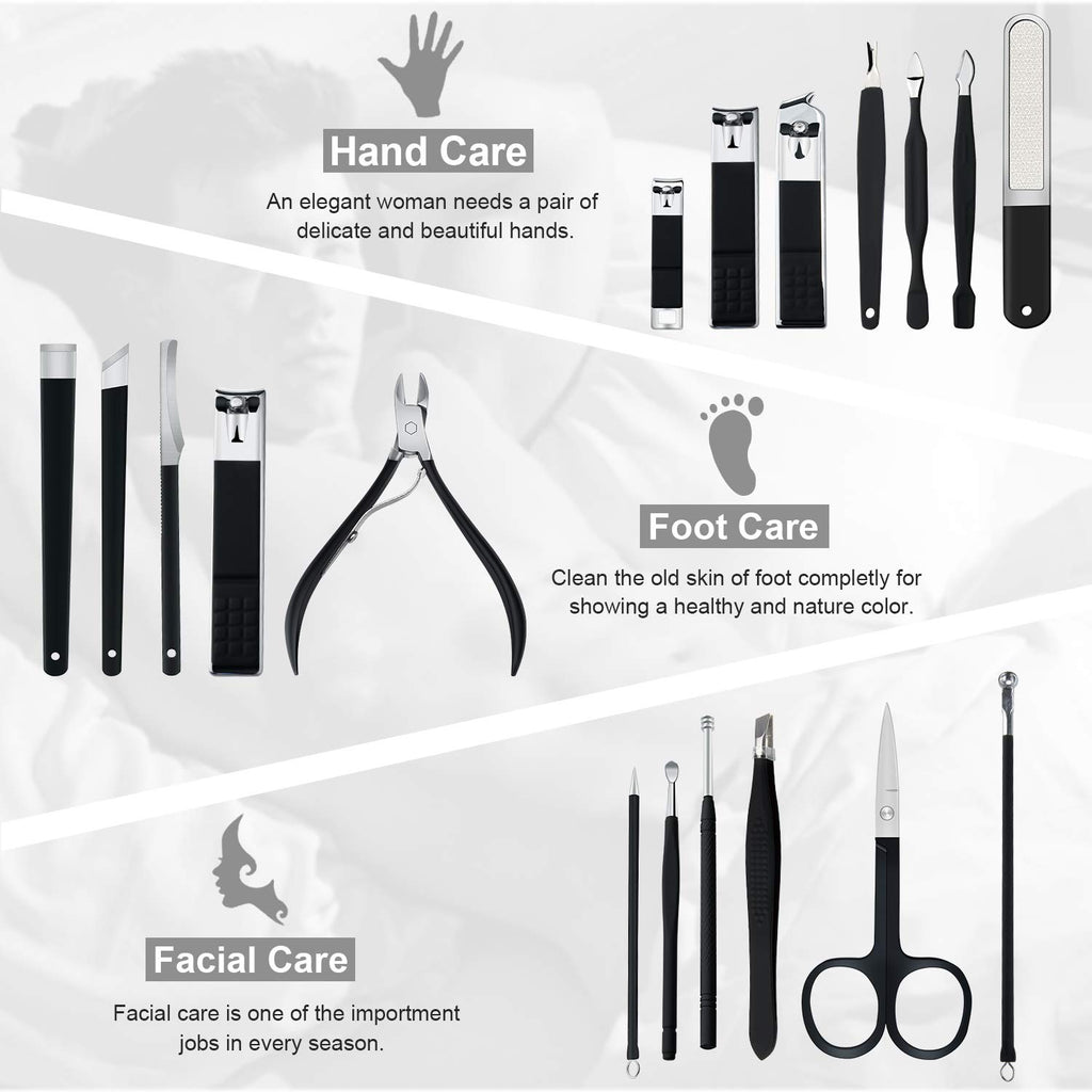 18-Pcs Professional Nail Care Kit