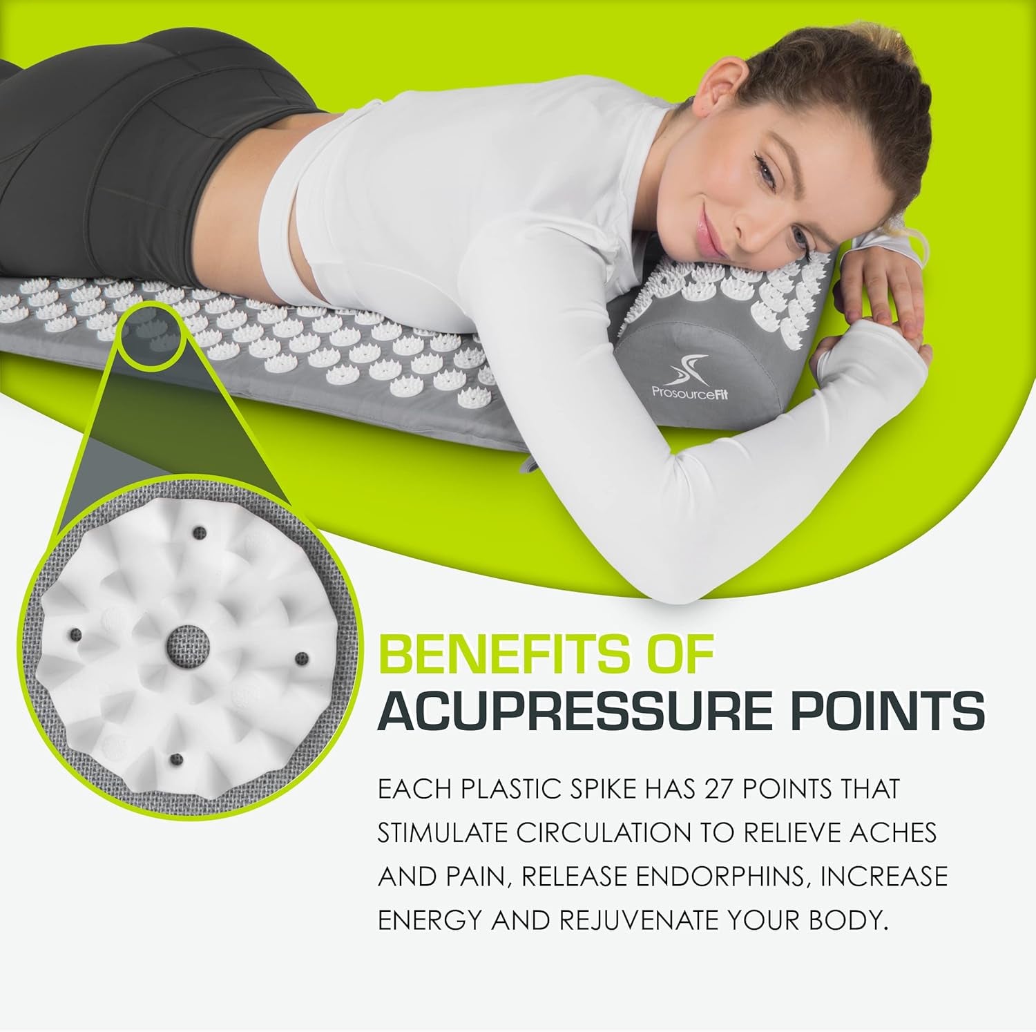 Acupressure Mat & Pillow Set – Pain Relief