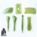 7-Piece Gua Sha Massage Tool Set – Green