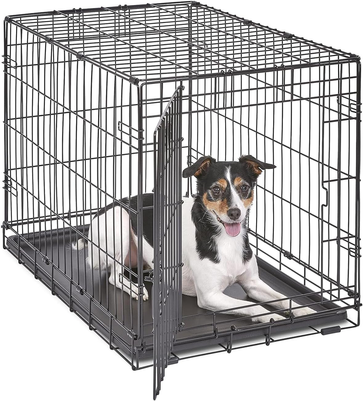 30" Folding Dog Crate with Divider