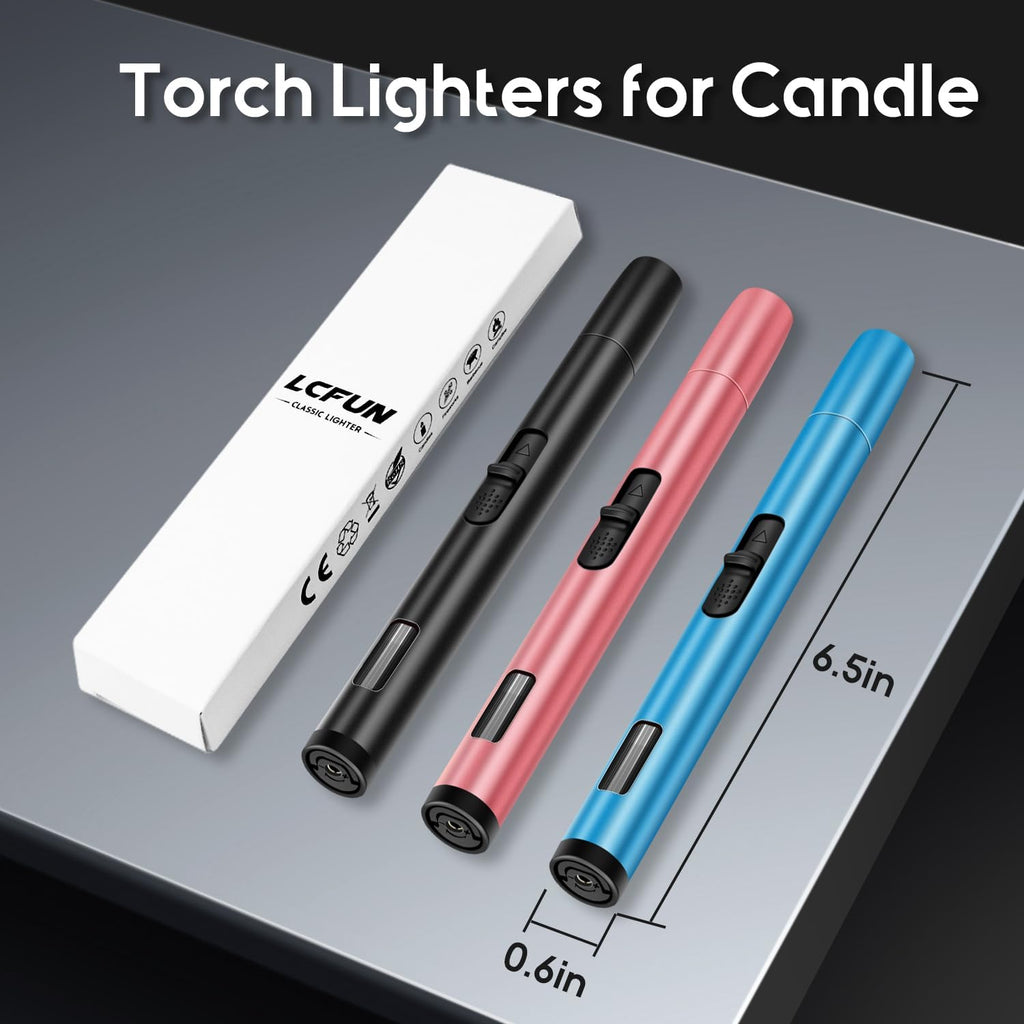 2-Pack Refillable Butane Torch Lighters