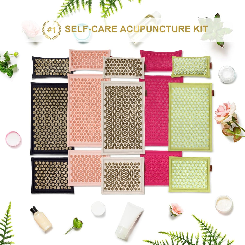 Acupressure Mat & Pillow Set for Pain Relief