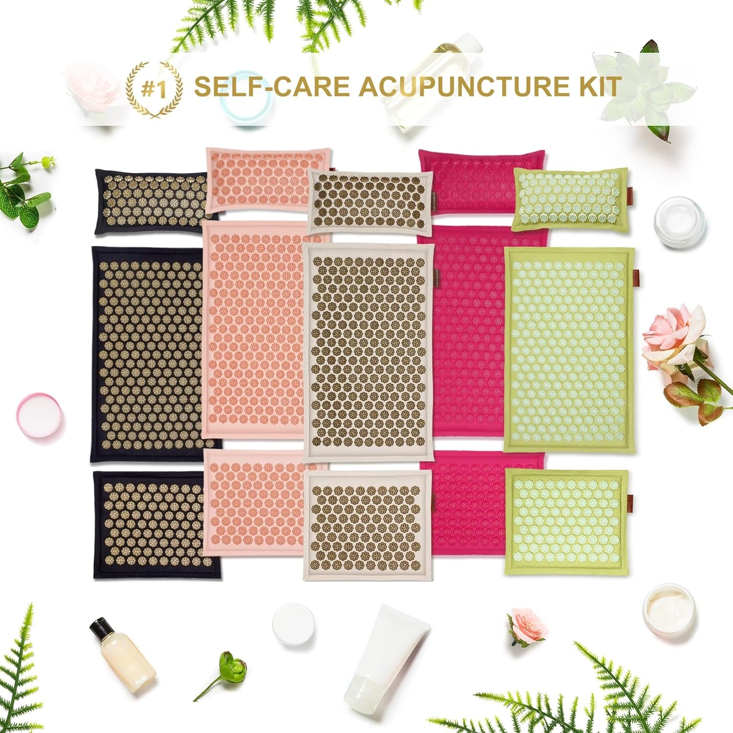 Acupressure Mat & Pillow Set for Pain Relief