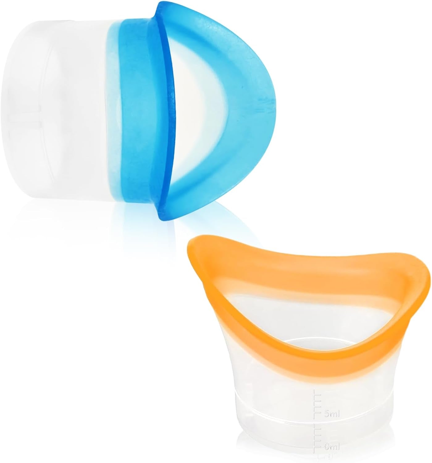 2-Pack Reusable Eye Wash Cups for Gentle Cleansing
