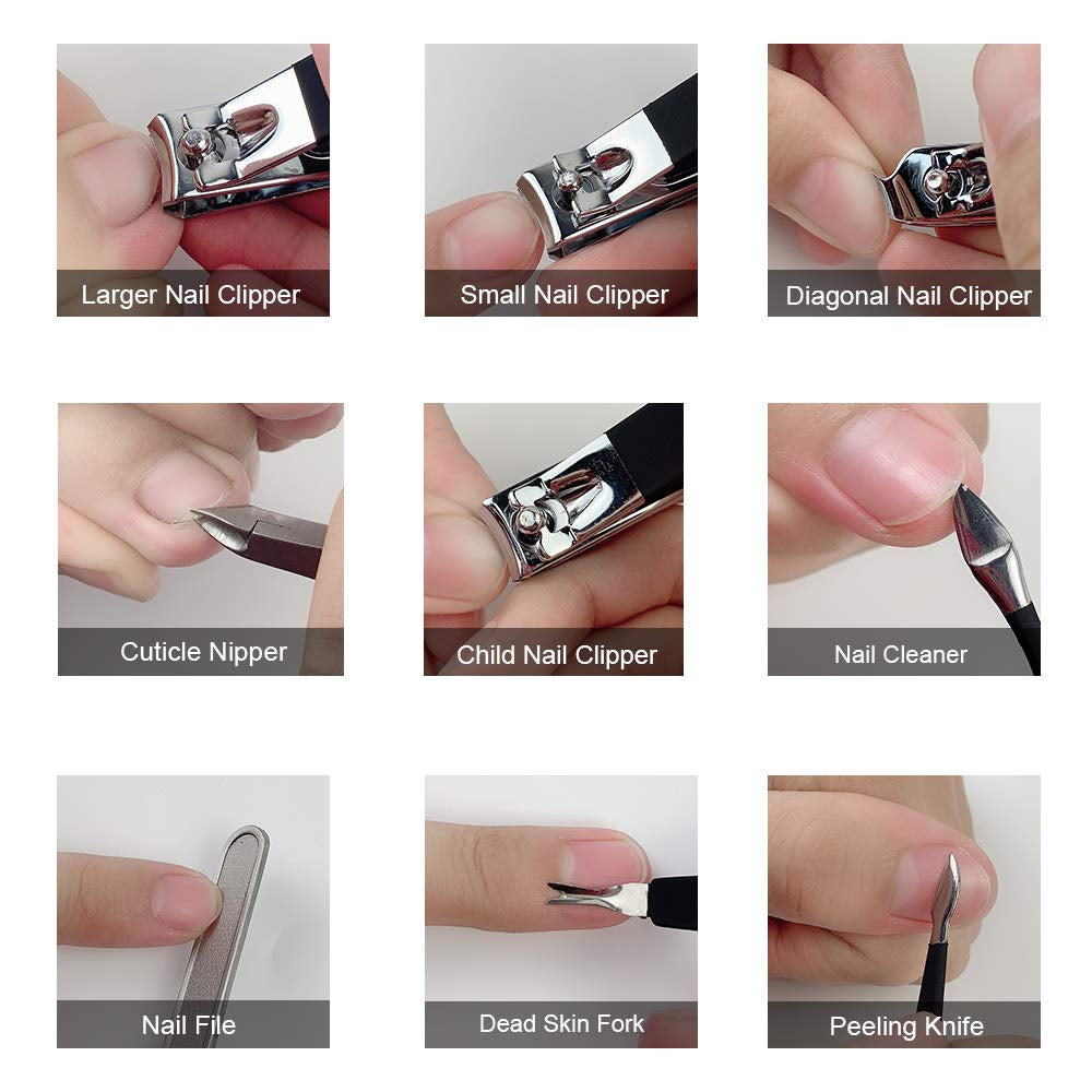 18-Pcs Professional Nail Care Kit