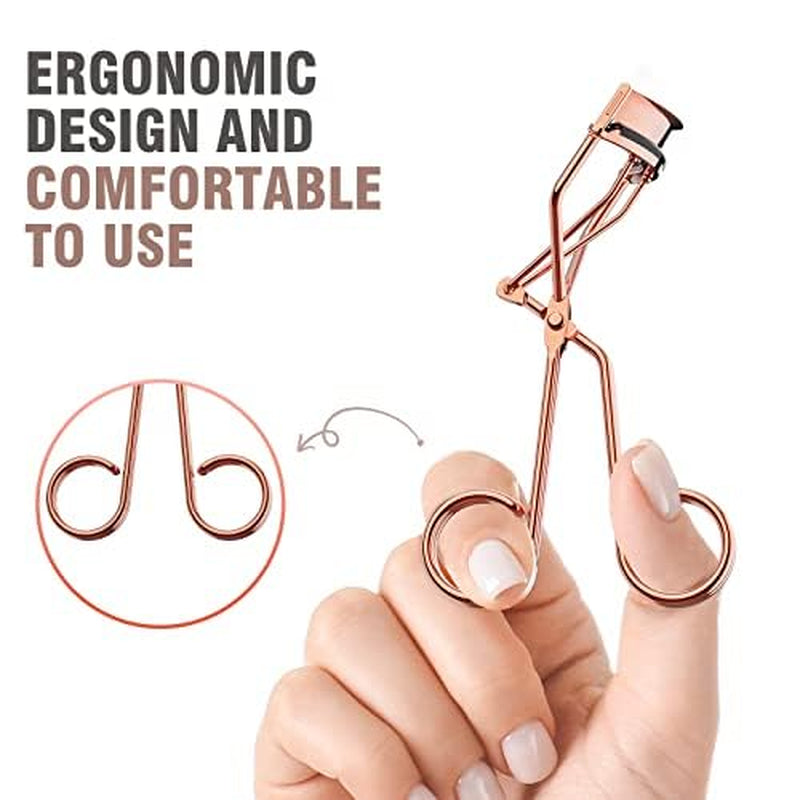 Eyelash Curler with Comb – Rose Gold