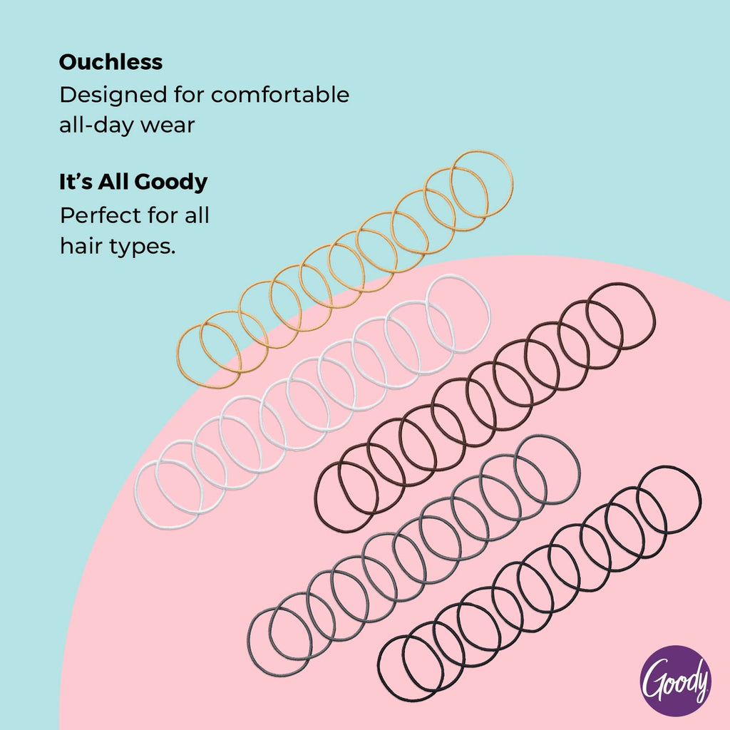Ouchless Hair Elastics 50-Pack