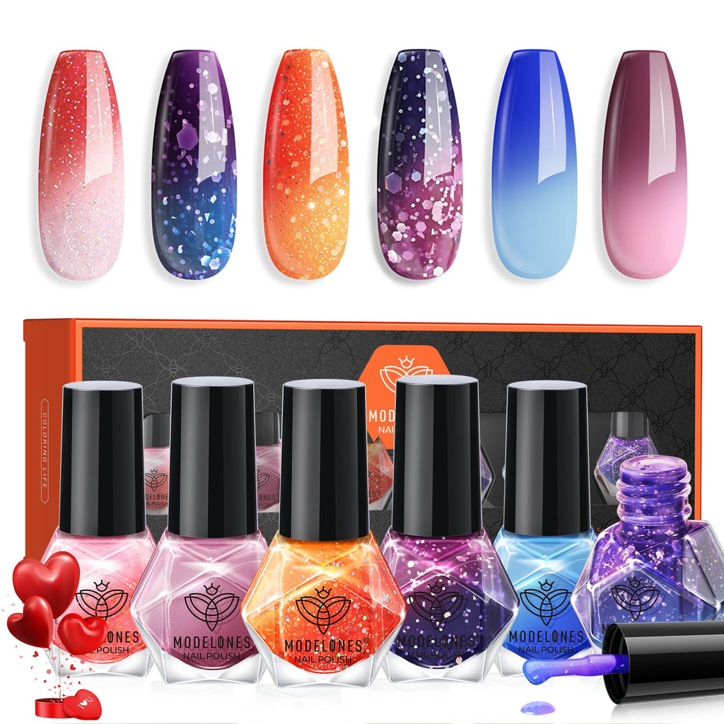 Color Changing Nail Polish 6-Pack