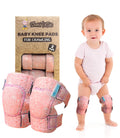 Baby Crawling Knee Pads (2 Pairs), Rodilleras Para Bebe - Comfortable Knee Protector for Toddler, Infant, Girl, Boy, Crawler