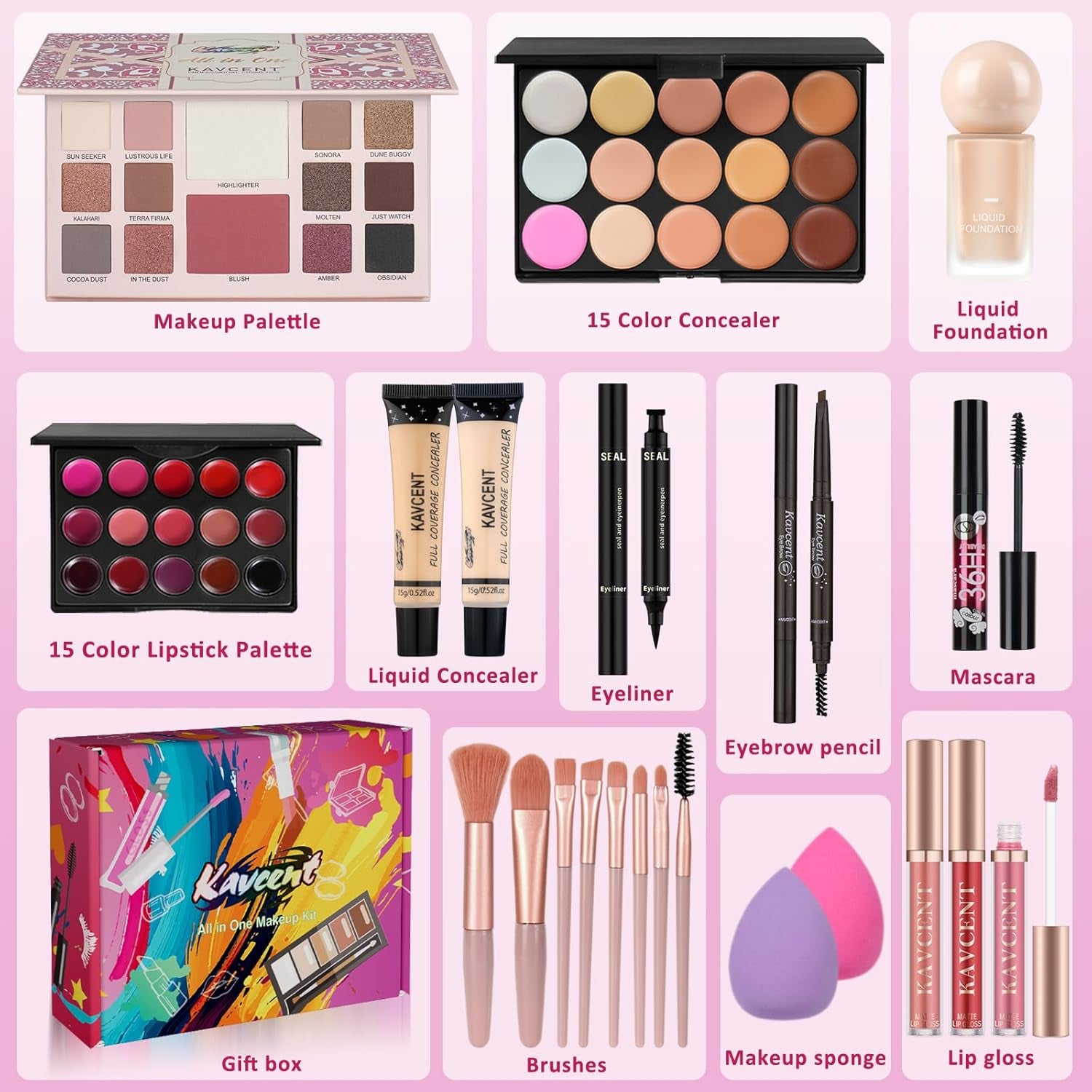 Makeup Kit for Teens - Complete Gift Set