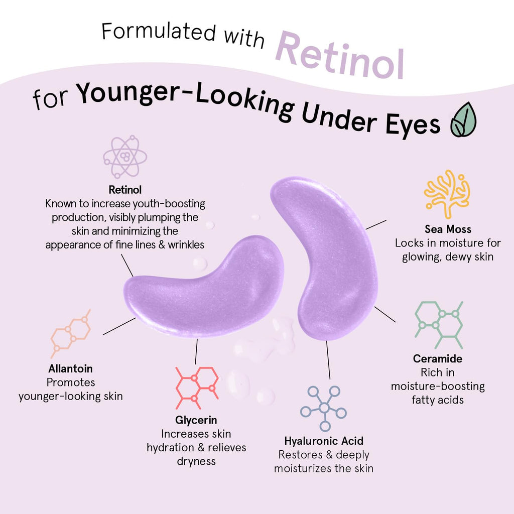 Retinol Eye Patches for Dark Circles & Puffiness