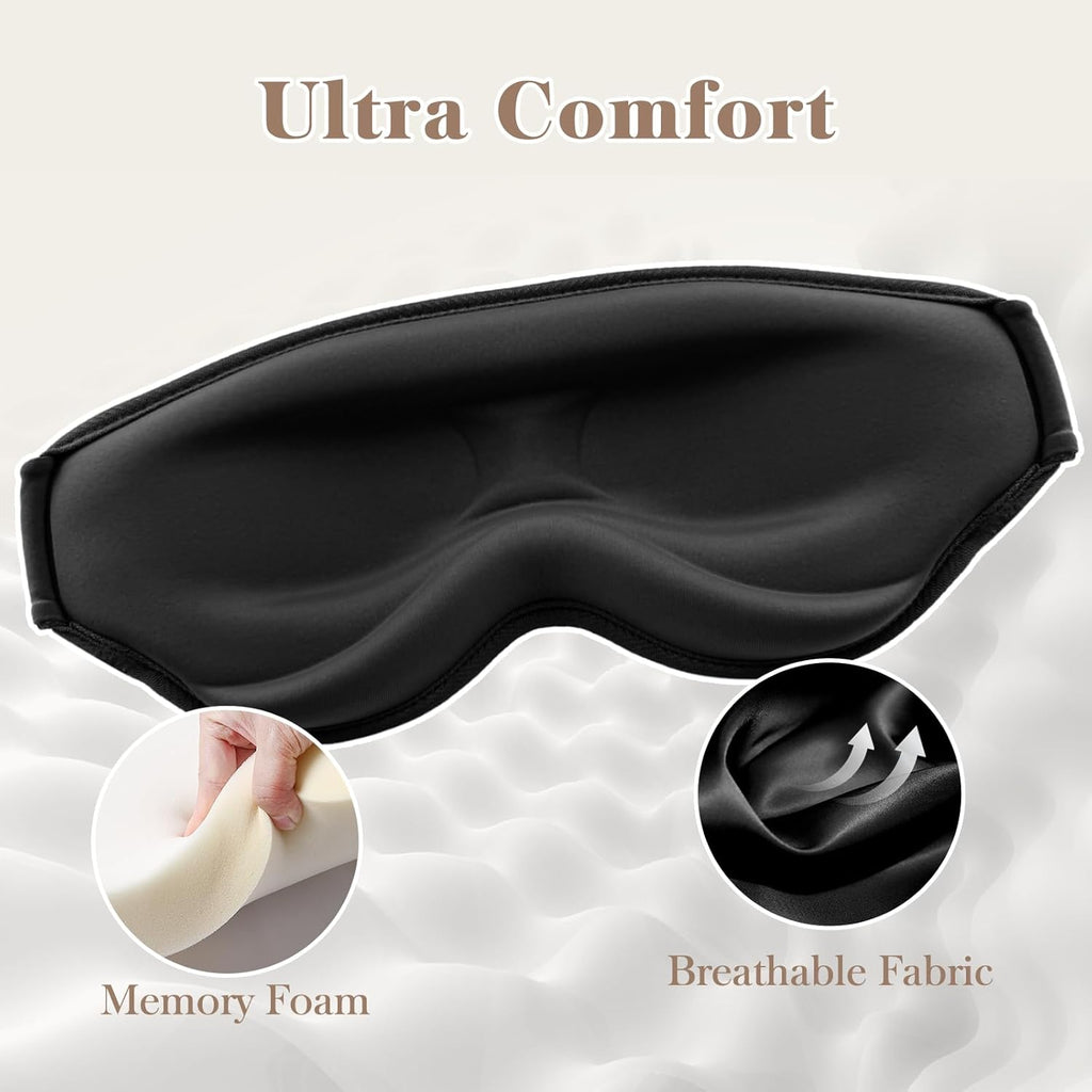 3D Sleep Mask – Pressure-Free & Light Blocking