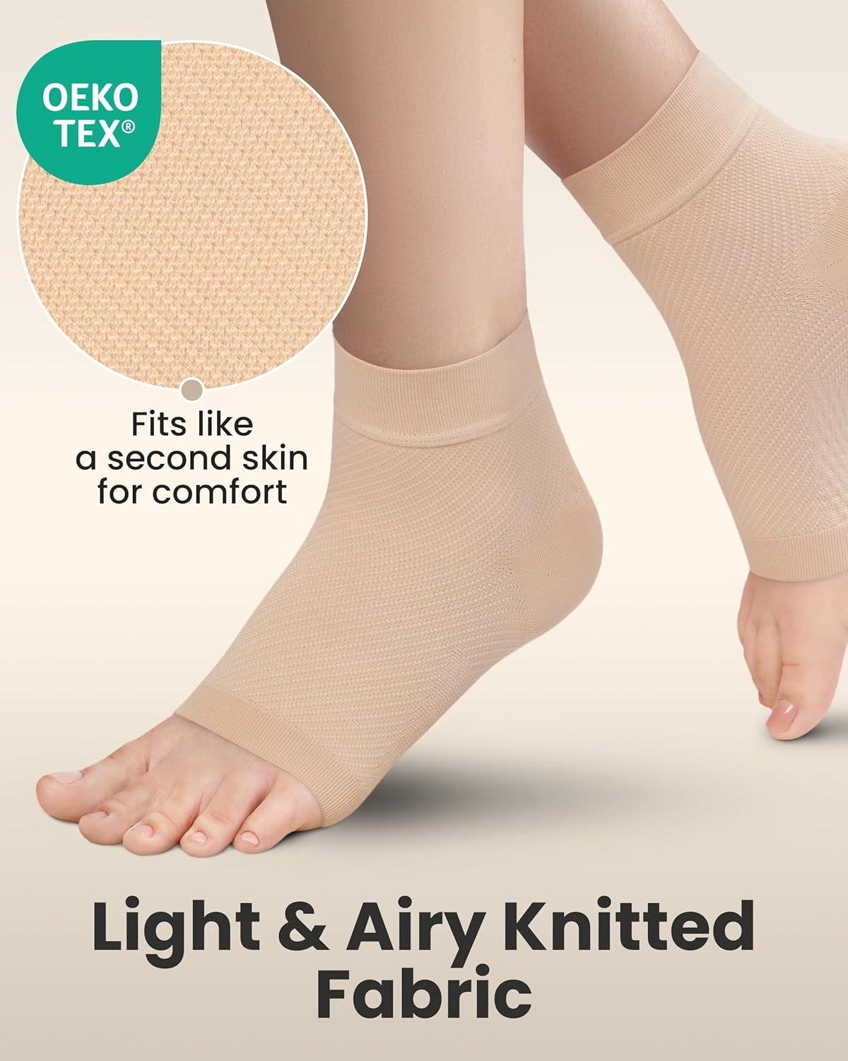 Ankle Compression Sleeve – 1 Pair Support