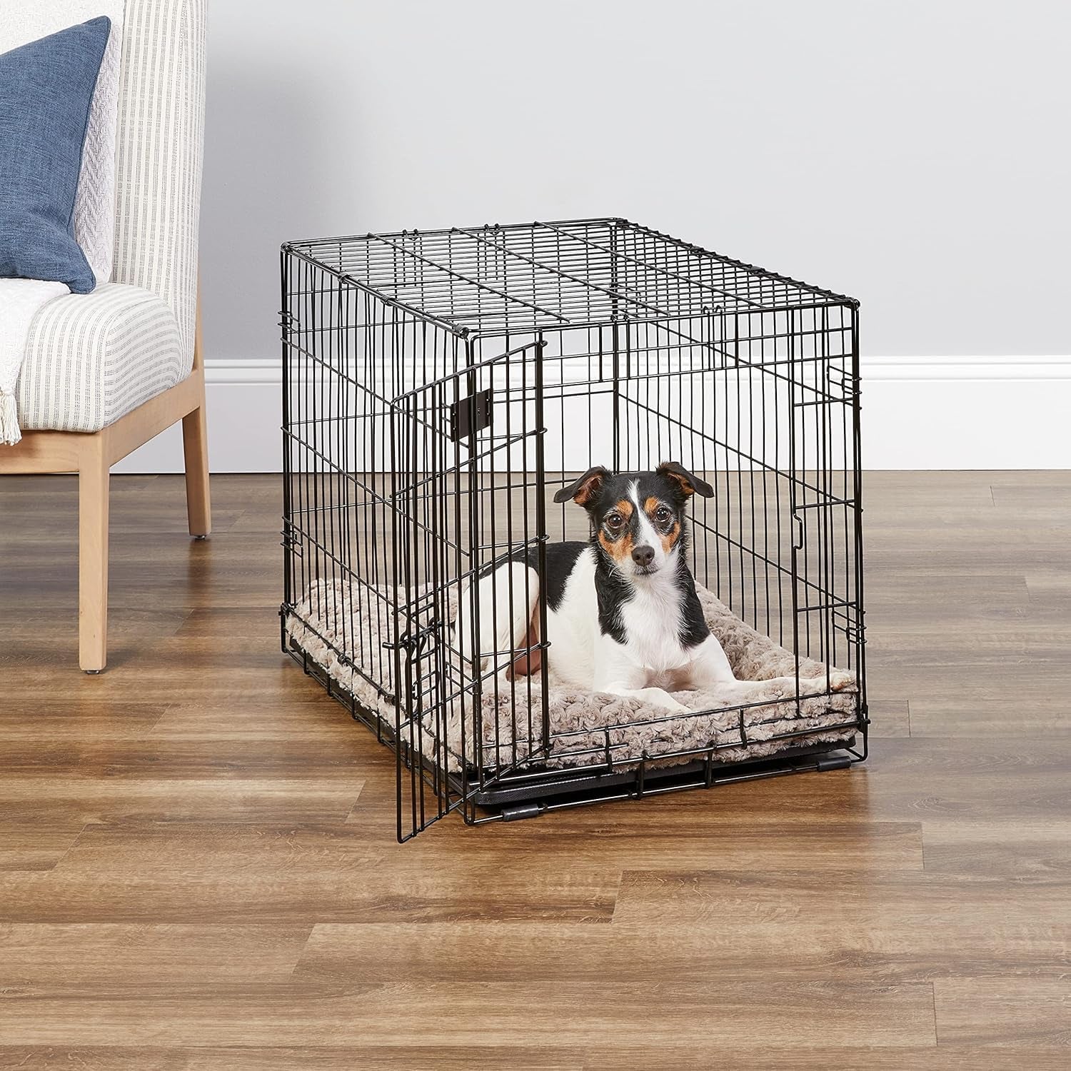 30" Folding Dog Crate with Divider