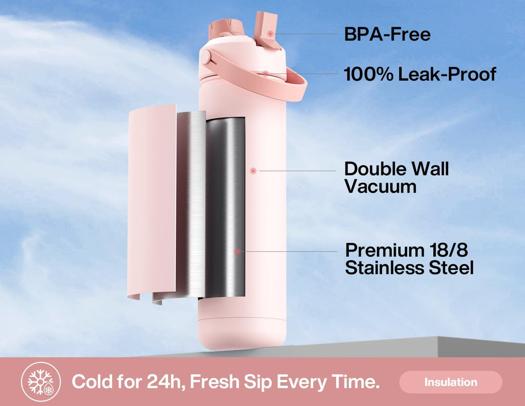 26oz Insulated Stainless Steel Water Bottle