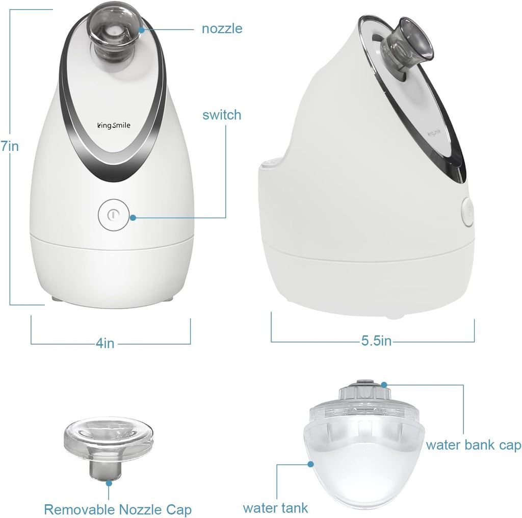 3-in-1 Compact Facial Steamer for Home SPA