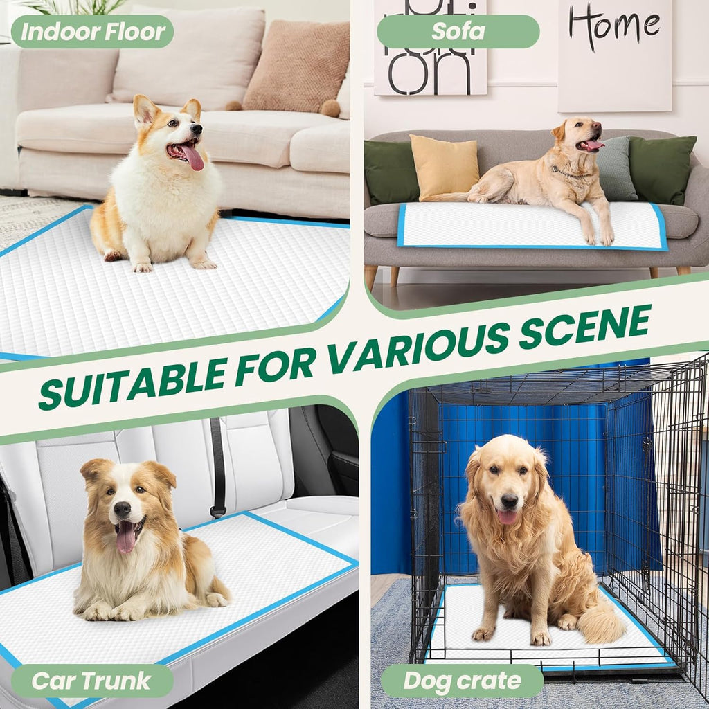 100-Pack Large Dog & Cat Pee Pads – 28x30