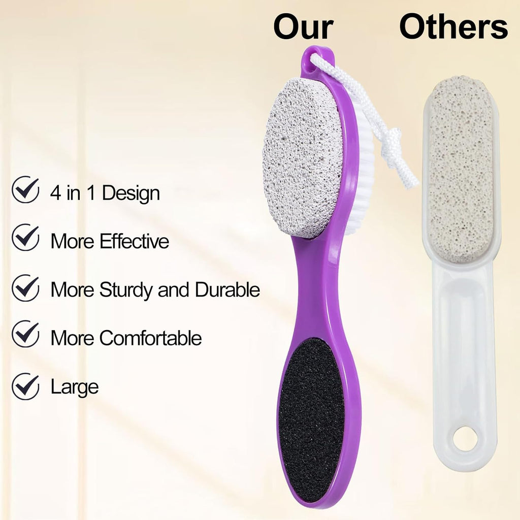 4-in-1 Pumice Stone Foot File – 2 Pack