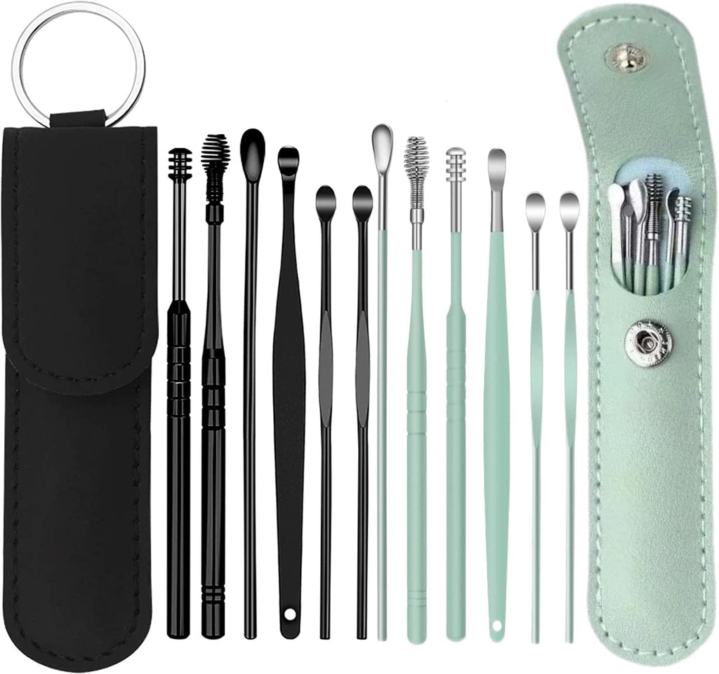 12 Pcs Stainless Steel Earwax Removal Kit