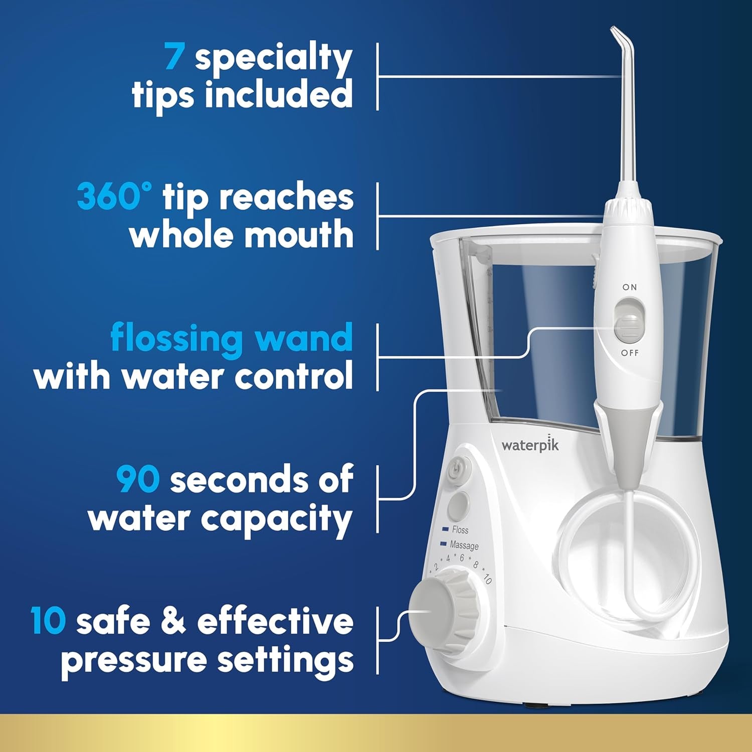 Aquarius Water Flosser for Teeth & Gum Care