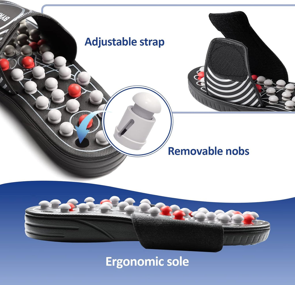 Foot Reflexology Massage Slippers for Pain Relief